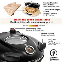 GraniteStone Piezano Pizza Oven with 4 Pizza Peels