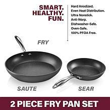 Granitestone Pro Hard Anodized 2-Pack Fry Pan with Stay Cool Handles
