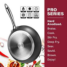 Granitestone Pro Hard Anodized 3-Pack Fry Pan with Stay Cool Handles