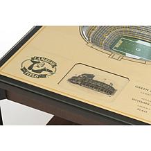 Green Bay Packers 25-Layer Stadium Views Lighted End Table