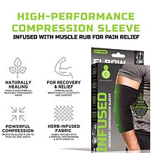 Green Drop Compression Elbow Sleeve L/XL