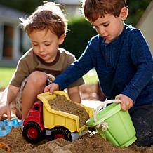 Green Toys Dump Truck - Yellow & Red