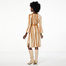 GREY by Jhoan Sebastian Grey Abstract Print Sweater Dress