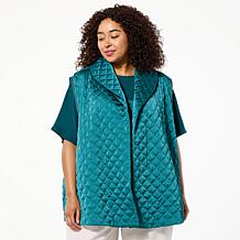 GREY by Jhoan Sebastian Grey Convertible Quilted Belted Jacket