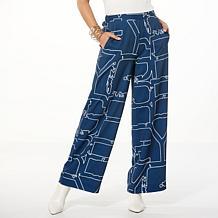 GREY by Jhoan Sebastian Grey Woven Logo Print Pant