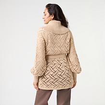 GREY by Jhoan Sebastian Grey Wrap Cardigan