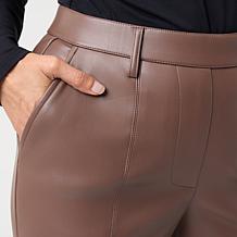 Grey by JSG Faux Leather Flare Pant