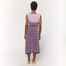 Greyby Jhoan Sebastian Ottoman Diamond Pattern Knit Dress