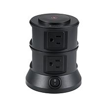 Griffin 10-Port Swivel Table Tower Surge Protector w/Wireless Charging