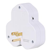 Griffin 2-Outlet Wall Tap with USB and Neon Light