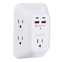 Griffin 5-Outlet Wall Tap with USB Charging