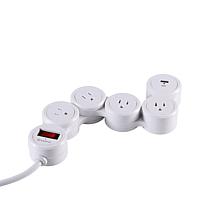 Griffin Flexible Surge Protector with 4 Outlets and USB-C and USB-A