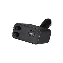 Griffin PowerJolt 4-in-1 Travel Car Charger with Retractable Cables