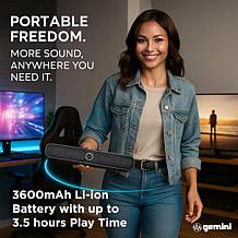 GSBR-20 Portable Bluetooth Soundbar with 200W Peak Power