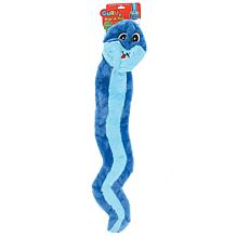 Guru Pet Hide-A-Tail Blue Snake XL Plush Toy