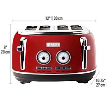 Haden Dorset 4-Slice Stainless Steel Toaster