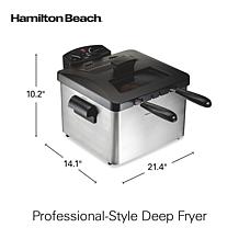 Hamilton Beach 19-Cup Professional-Style Deep Fryer
