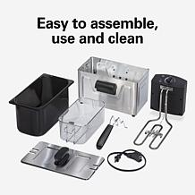 Hamilton Beach 35032 12-Cup Deep Fryer 8-Cup Food Capacity, Black
