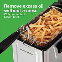 Hamilton Beach 35210 8-Cup Deep Fryer, 6-Cup Food Capacity
