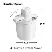 Hamilton Beach 4-Quart Capacity Ice Cream Maker