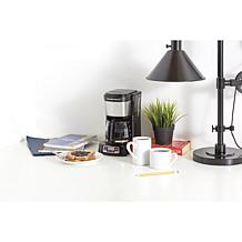 Hamilton Beach 5-Cup Compact Coffee Maker with Clock & Glass Carafe