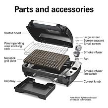 Hamilton Beach® Indoor Searing Grill with Hot/Cold Smoke Infuser