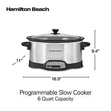 Hamilton Beach® Programmable 6 qt. Slow Cooker 