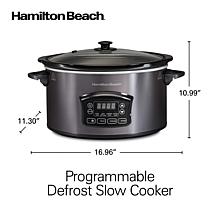 Hamilton Beach® Programmable Defrost Slow Cooker
