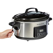 Hamilton Beach Programmable Stay or Go 6 Quart Slow Cooker