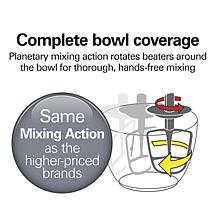 Hamilton Beach Stand Mixer with 4 Quart Stainless Steel Bowl