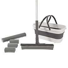 HandiMop 6-Piece Cleaning Kit with Rolling Bucket