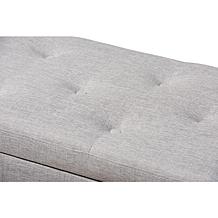 Hannah Fabric Upholstered Button-Tufting Storage Ottoman Bench