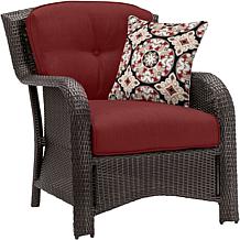 Hanover Strathmere 6-Piece Lounge Set - Crimson Red