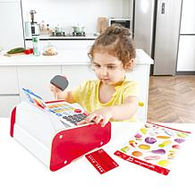Hape: Beep 'N' Buy Cash Register, 24pc Lights & Sounds Wooden Toy