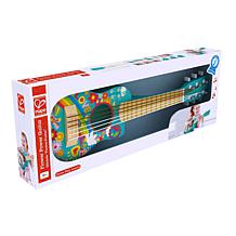 Hape First Musical Guitar Flower Power, 26" - Turquoise