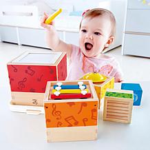 Hape Odyssey Stacking Music Set - Colorful 6 Piece Musical Box Toy