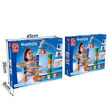 Hape Quadrilla Wooden Marble Run Construction Cliffhanger - 94 pcs