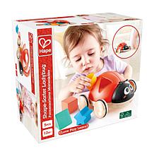 Hape Shape Sorter Pull-Along Ladybug - Wooden Toddler Toy