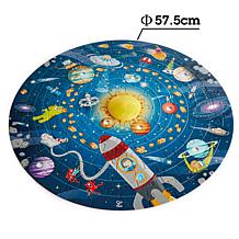 Hape Solar System Puzzle, 102 Pieces, Kids Round Puzzle