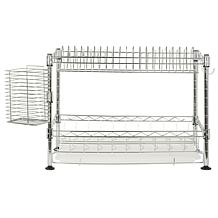 Happimess Darina Adjustable  Wire Dish Rack - Chrome