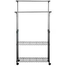 Happimess Giorgio Wire Double Rod Clothes Rack - Chrome