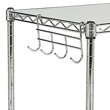 Happimess Lucien 2 Tier Wire Microwave Rack - Chrome
