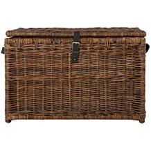 happimess Michael 35" Wicker Storage Trunk
