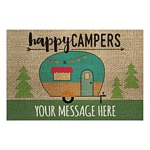 Happy Campers Personalized Standard Doormat