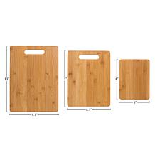 Hastings Home 3-Piece Set Bamboo Cutting Boards