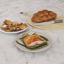 Hastings Home 3pc Nonstick Cookie Sheet Set With Silicone Handles