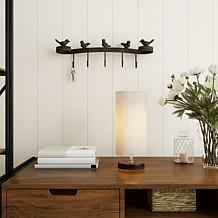 Hastings Home Adjustable Cylinder LED Table Lamp - Tan