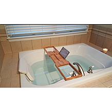 Hastings Home Bamboo Bath Caddy - Natural Wood Bathtub Tray