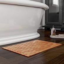 Hastings Home Bamboo Non-Slip Bath and Shower Mat - Tan