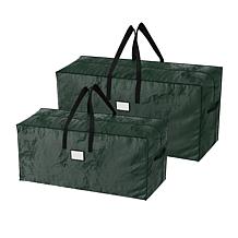 Hastings Home Christmas Decorations Storage Bags - Green